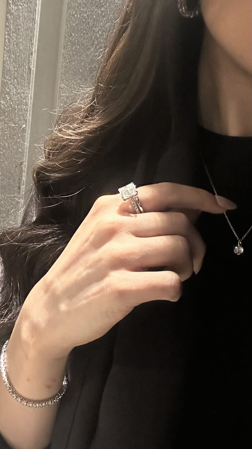 Customer photo review of Diana Ring｜3.5ct