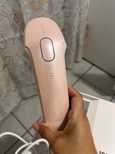 Customer photo review of INIA HAUTE Pro IPL Hair Removal Device