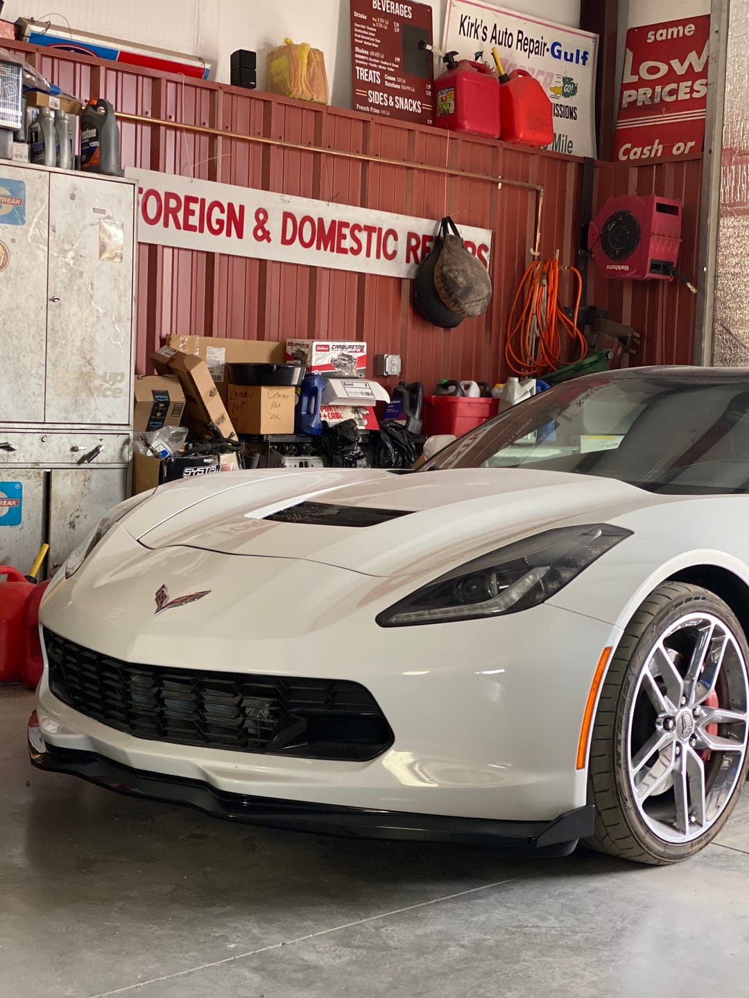 Customer photo review of Chevrolet Corvette C7 Stage 2 Front Splitter