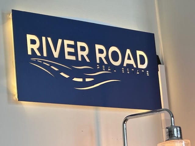 Customer photo review of Interior Backlit Custom Sign | Acrylic and PVC Logo Sign | Personalized Business Logo Sign
