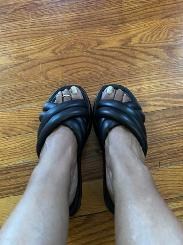 Customer photo review of Marshmallow Straight - Black