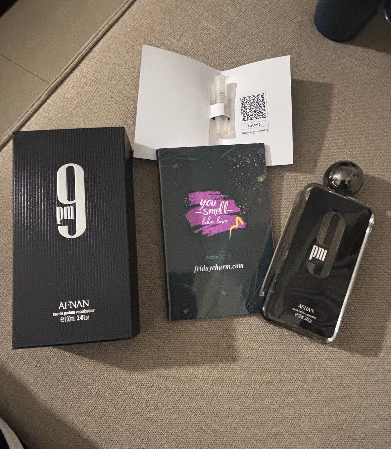 Customer photo review of Afnan 9pm Eau De Parfum For Men