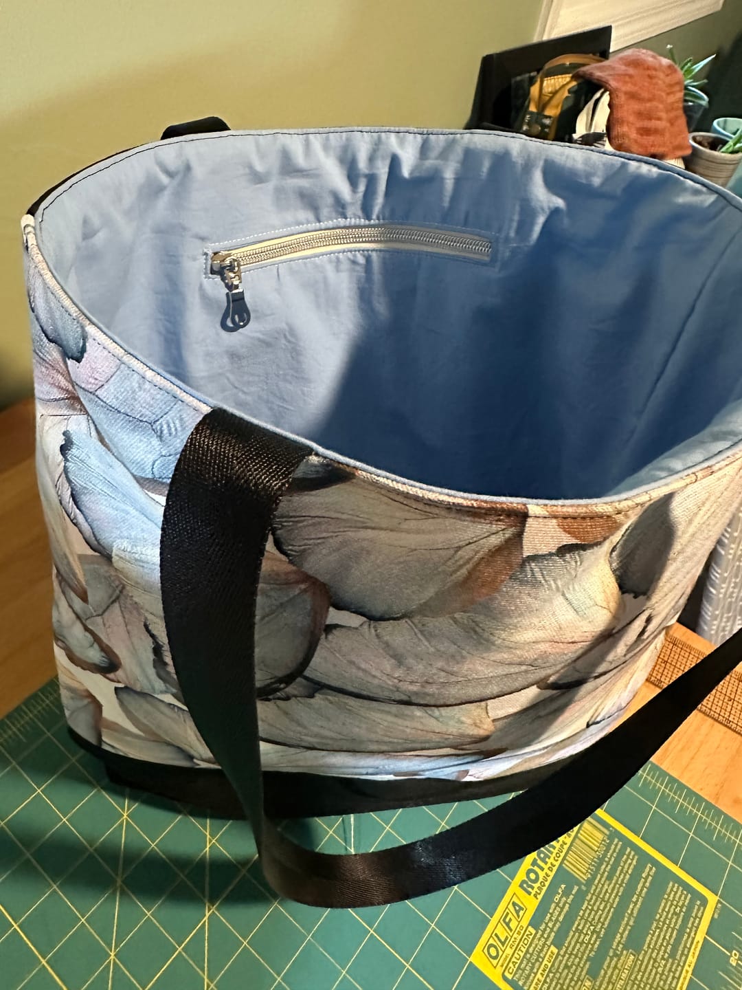 Customer photo review of Black - Nylon Herringbone Webbing