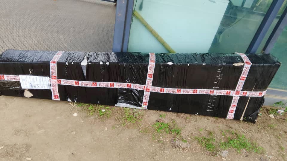 Customer photo review of ✨READY STOCK✨Alumaster Heavy Duty Aluminium Welded Ladder (14 Steps Double Side) AL-DWL70-14S ALUCLASS