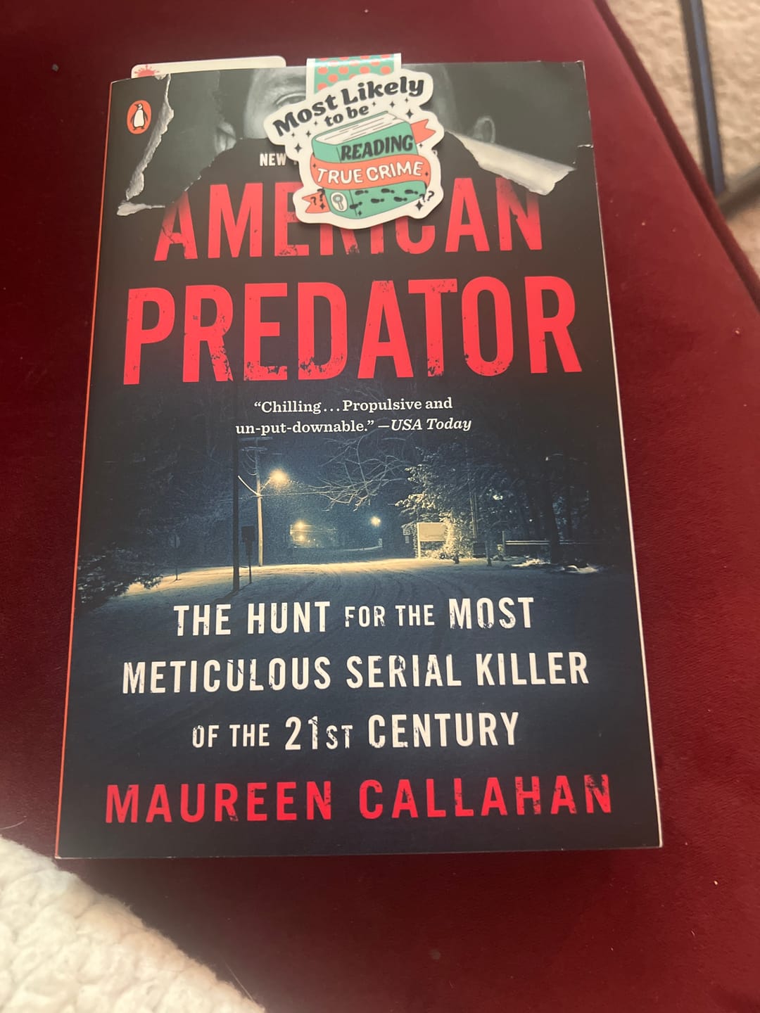 Customer photo review of Bi-monthly True Crime Book Box