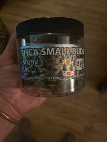 Customer photo review of Candy Gas THCA Flower