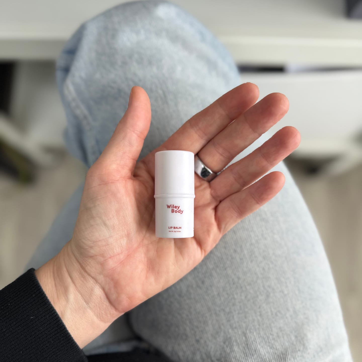 Customer photo review of Nourishing Lip Balm