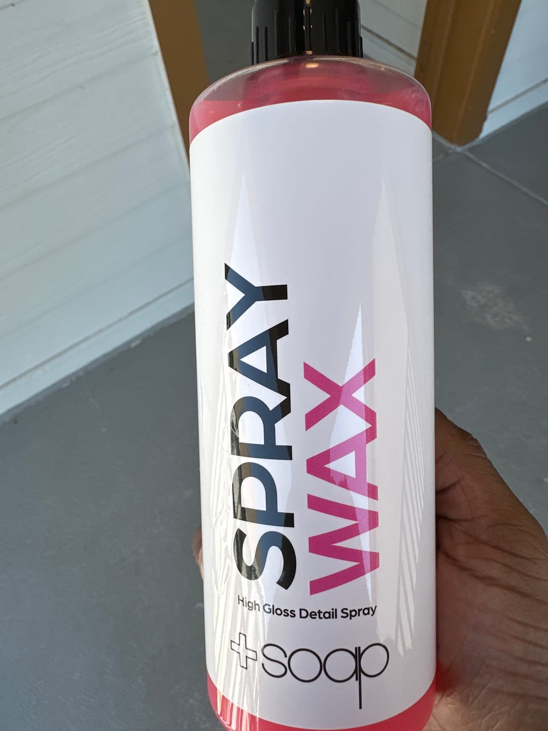 Customer photo review of +Soap Detail Spray & Wax