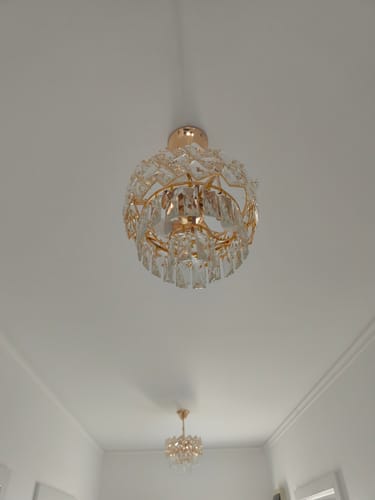 Customer photo review of Candelabru Cristal MALLI Gold ⌀30cm