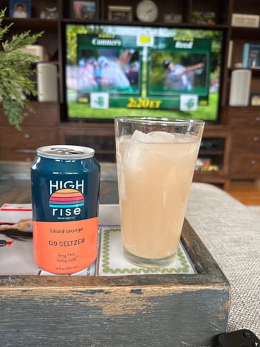 Customer photo review of Blood Orange D9 THC Seltzer