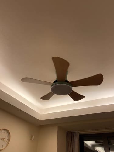 Customer photo review of WOW Scandi Low Profile Ceiling Fan Lamp-wow5086
