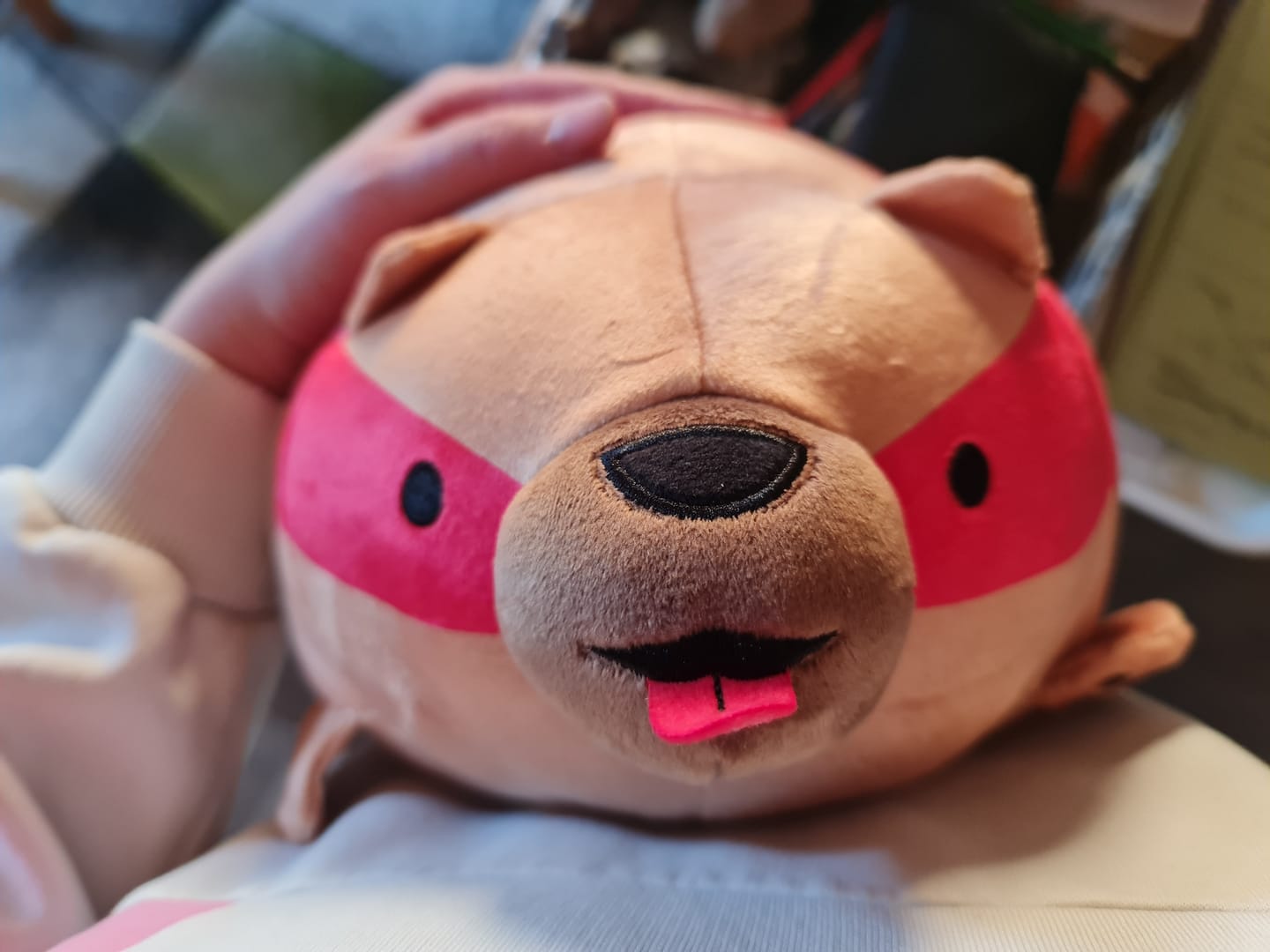 Customer photo review of Dragon Age - Mabari Pillow Plush