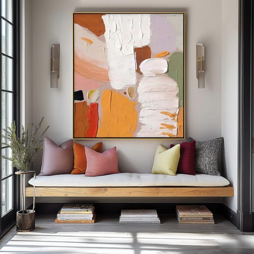 Customer review photo for Colorful Painting #CA052