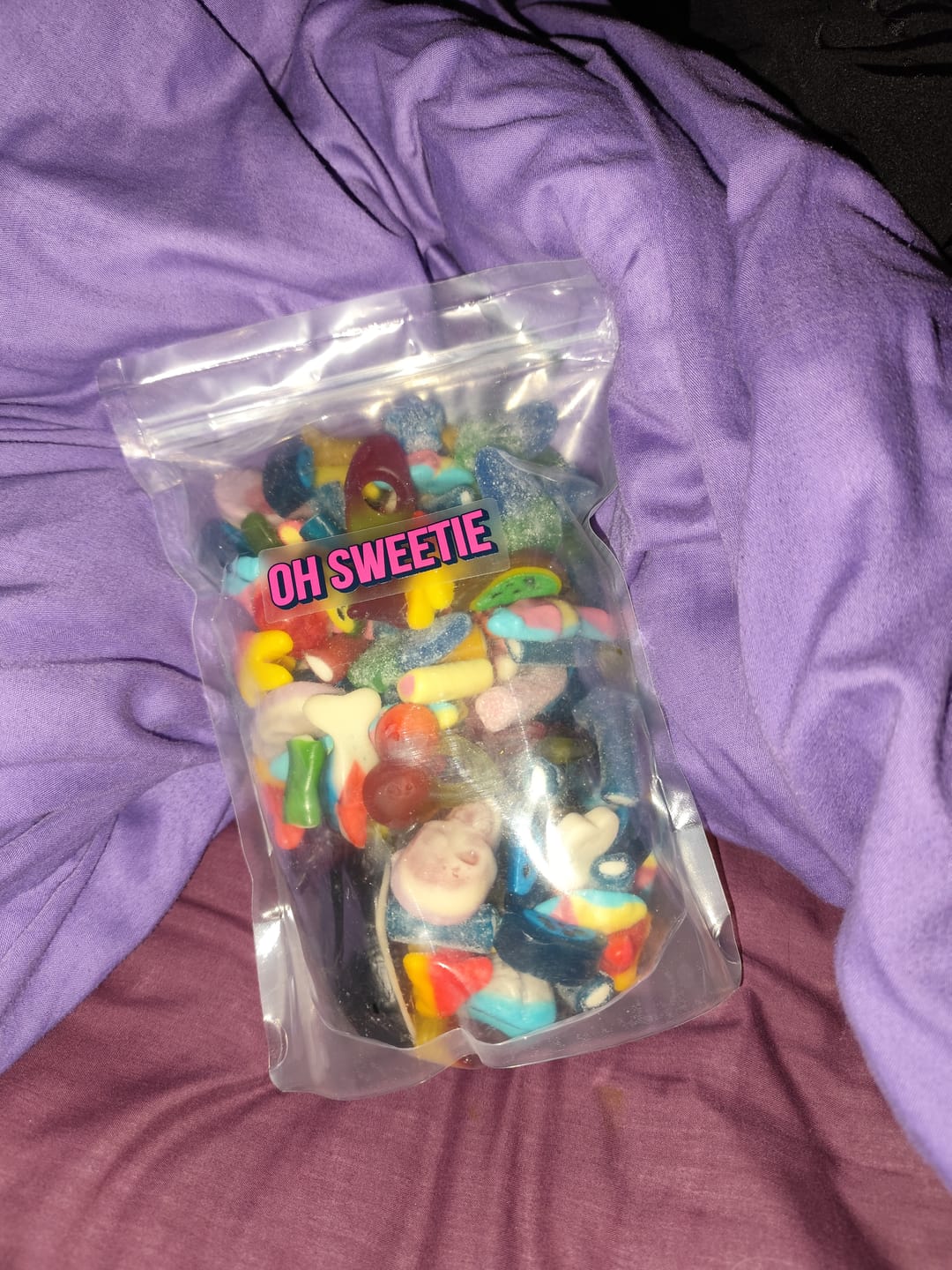 Customer photo review of Build Your Own Pick and Mix Sweets Bag – Over 100 to Choose From
