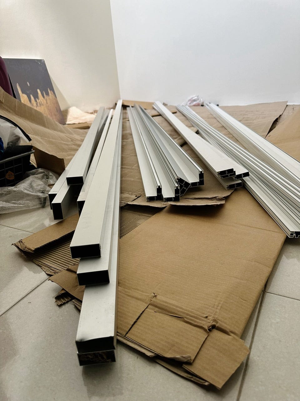Customer photo review of 1" x 2" Aluminium Extrusion Rectangular Hollow Frame Profile Thickness 0.90mm HB0816-1 ALUCLASS