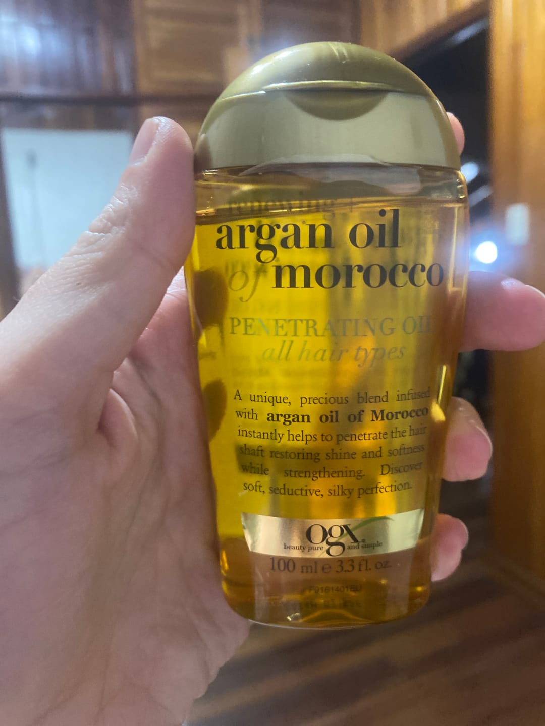 Customer photo review of Renewing + Argan Oil of Morocco Penetrating Oil
