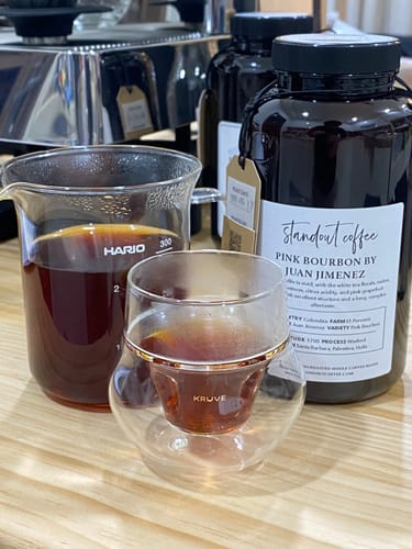 Customer photo review of Juan Jimenez Washed Pink Bourbon - Huila, Colombia