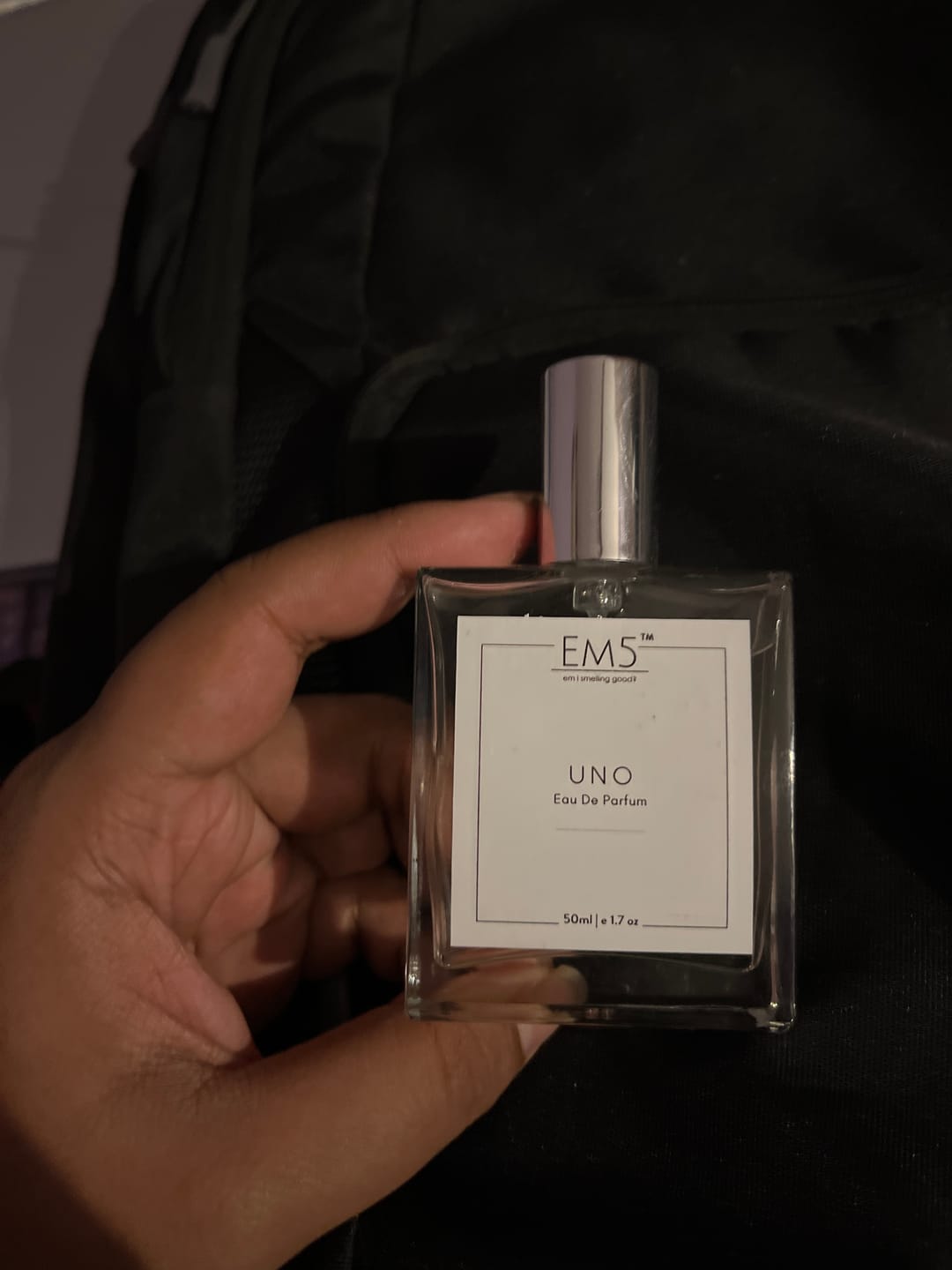 Customer photo review of EM5™ Uno Unisex Perfume EDP Spray for Men & Women | Citrus Fresh Woody Fragrance Accords | Luxury Gift for Him / Her | Variants Available: 50 ml Spray / 15 ml Spray