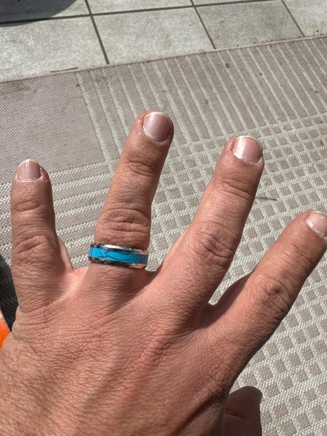 Customer photo review of TURQUOISE BAND.