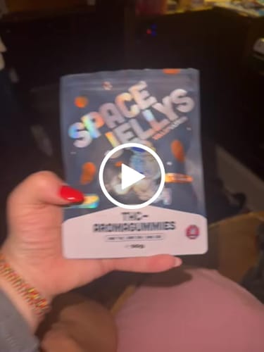 Customer video review of THC Spacejellies Vollspektrum | 100mg THC | 20 Stk.