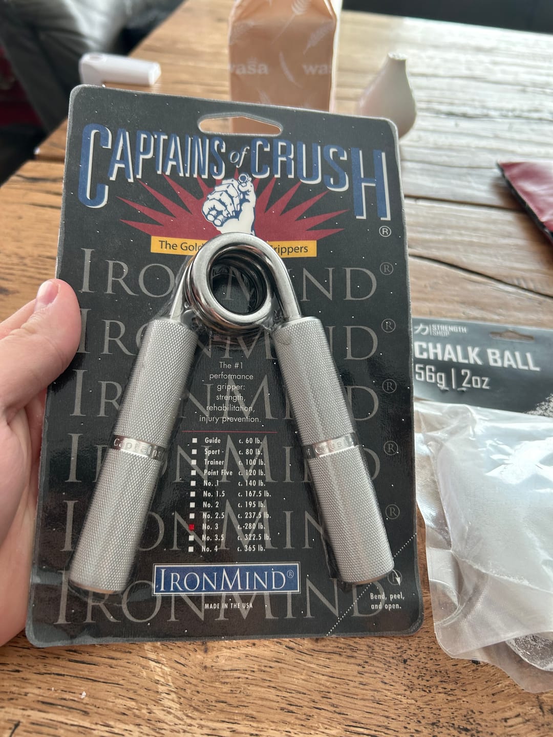 Customer photo review of Captains of Crush Hand Grippers