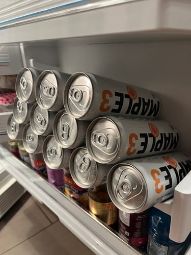 Customer photo review of Sparkling Maple Water