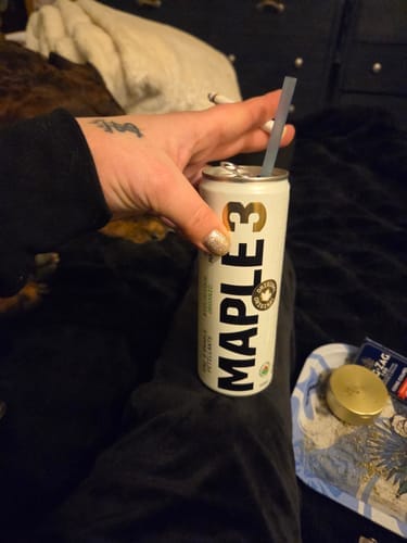 Customer photo review of Sparkling Maple Water