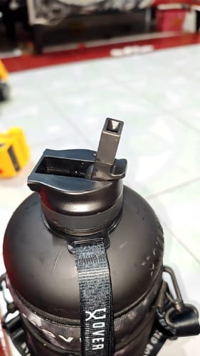 Customer photo review of Oversized Bottle Straw Cap ONLY