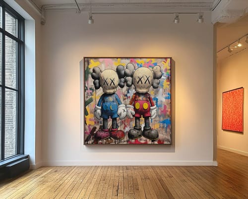 Customer review photo for Abstract Graffiti Art #GA077