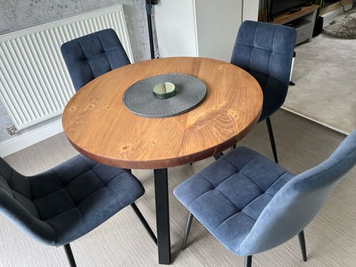 Customer photo review of Round Dining Table