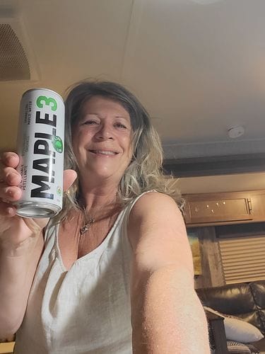 Customer photo review of Sparkling Maple Water