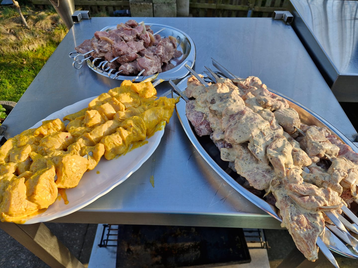Customer photo review of Lamm-Schaschlik Knoblauch-Pfeffer – würzig mariniert aus der Keule | mySchaschlik
