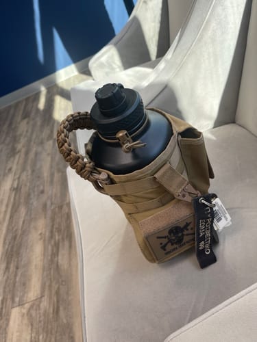 Customer photo review of Battle Bottle Sleeves - 64oz