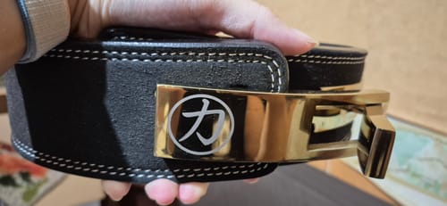 Customer photo review of Narrow 7.6cm Black Lever Belt, 10mm - IPF Approved