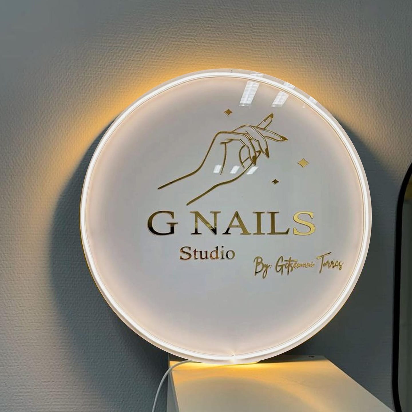 Customer photo review of ACRYLIC BACKLIT