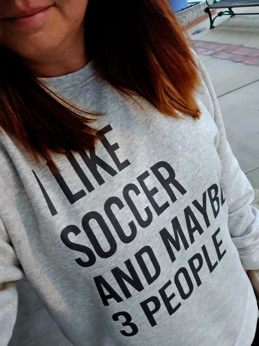 Customer photo review of I Like Soccer And Maybe 3 People