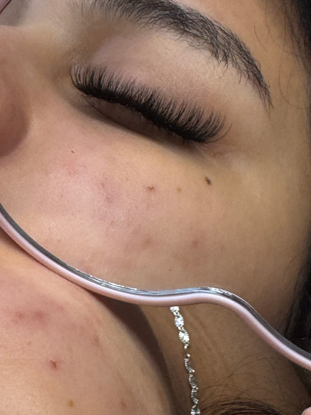Customer photo review of Premium Eyelash Extensions 0.07mm