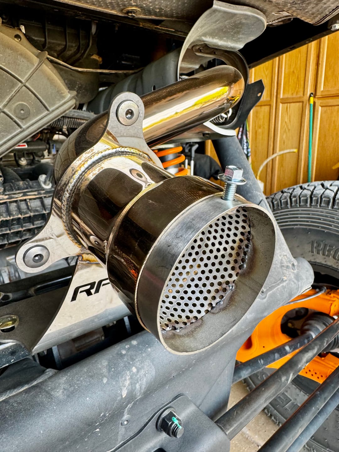 Customer photo review of RPM Muffler Baffle / Quiet Core Can-Am X3
