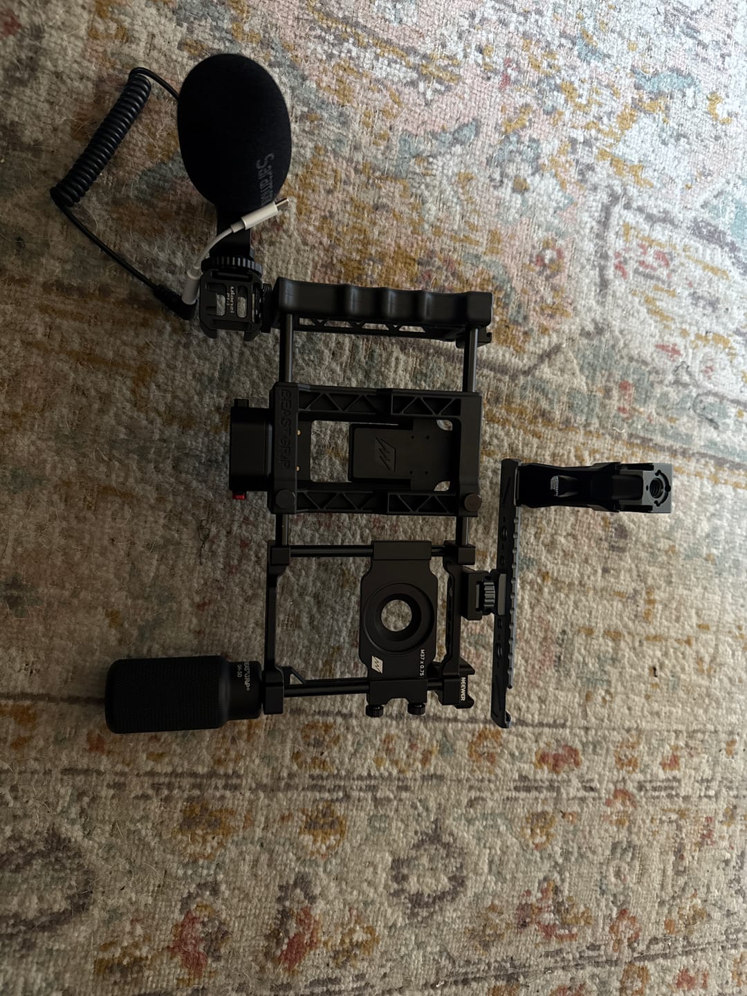 Customer photo review of Beastgrip Pro + 1.7X Telephoto Lens Bundle