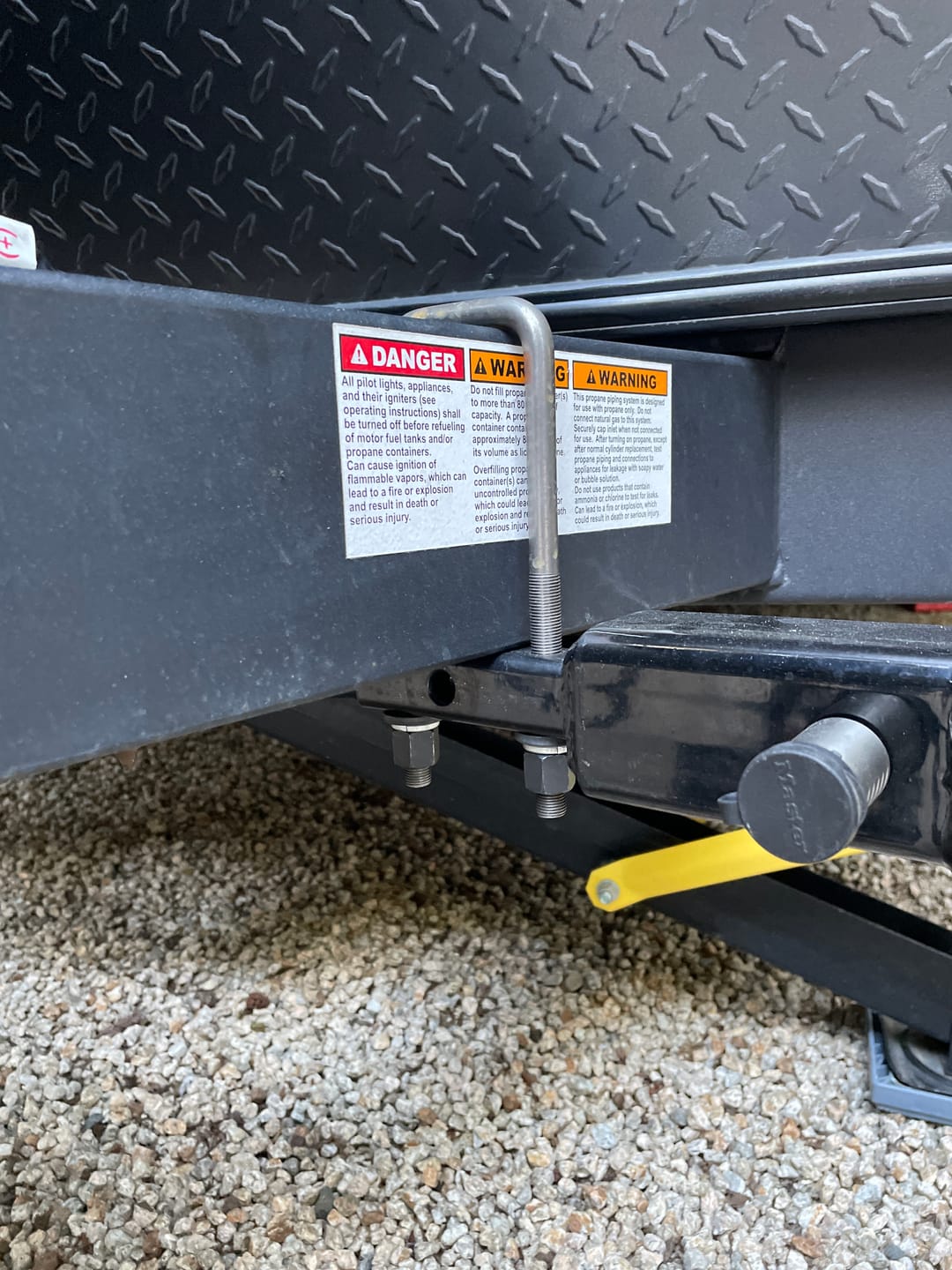 Customer photo review of 1/2 Inch Diameter U-Bolts - Square