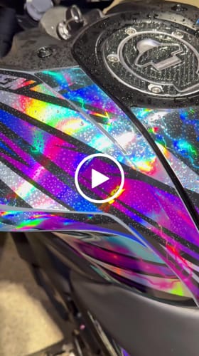 Customer video review of Full Holographic Chrome