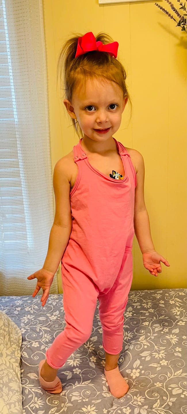 Customer photo review of Romper Bubble Gum