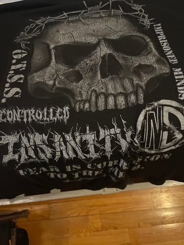 Customer photo review of Corrosion Skull Tee
