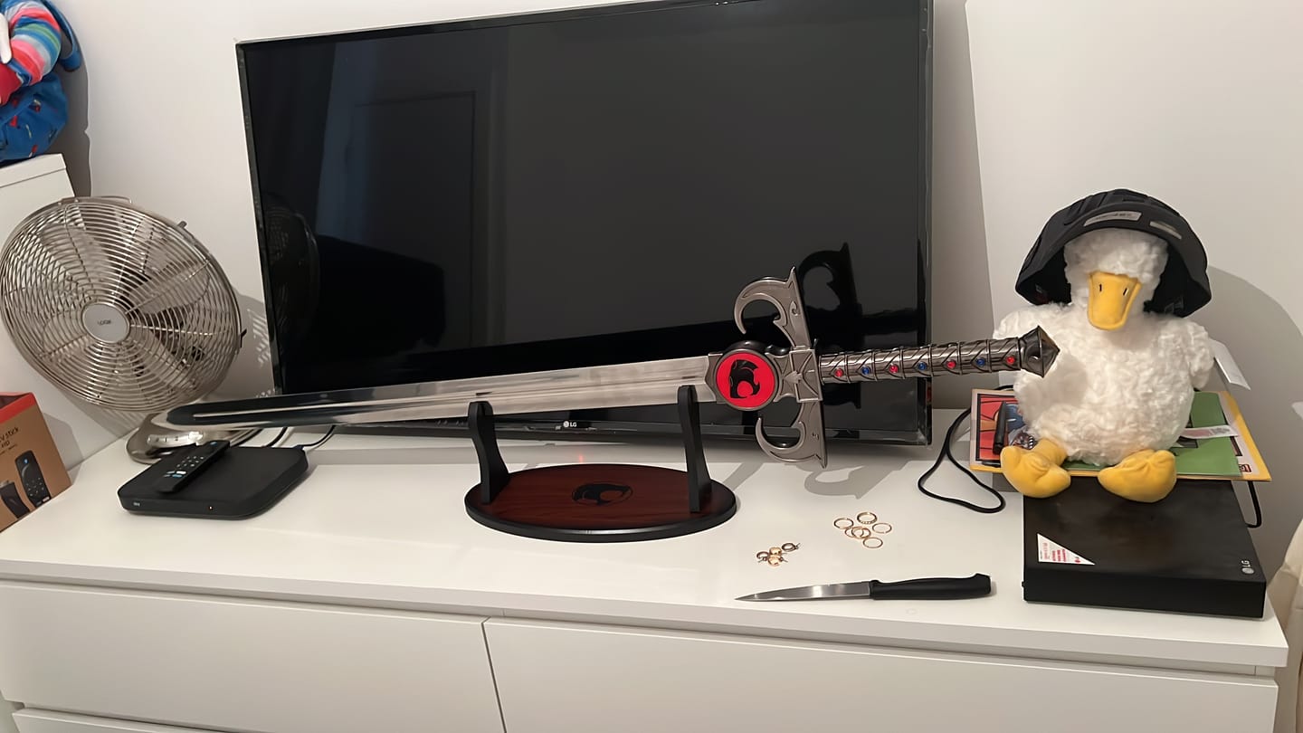 Customer photo review of Thundercats - Deluxe Sword Of Omens