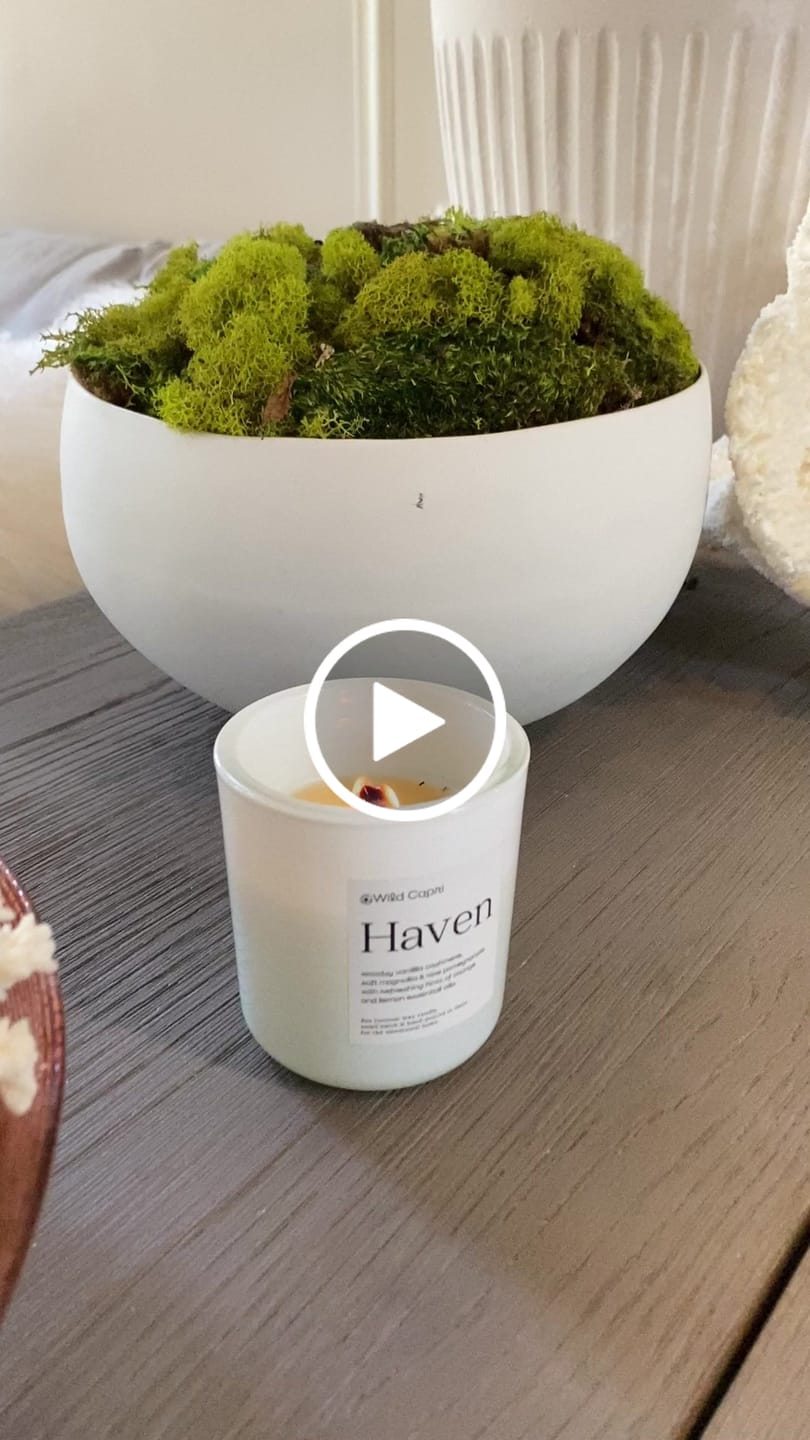 Customer video review of Haven Candle