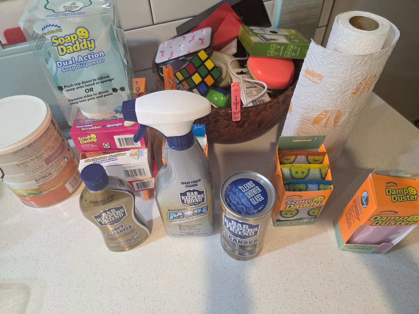 Customer photo review of Double Trio - Bar Keepers Friend x Scrub Daddy