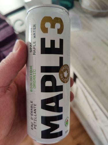 Customer photo review of Sparkling Maple Water