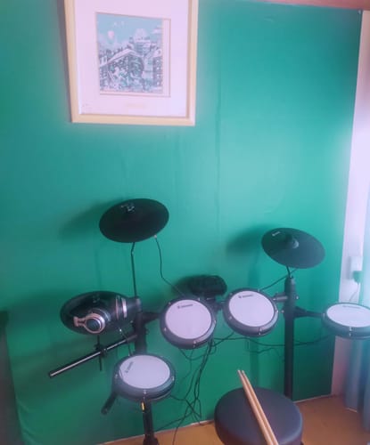 Customer photo review of Donner DED-80 4ドラム3シンバル 電子ドラム