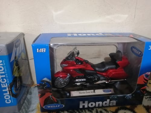 Customer photo review of Moto Escala 1:18 Onda Gold Wing Tour