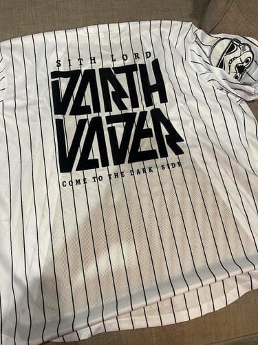 Customer photo review of Custom Black Pink-Gray Stripe Fashion Design Full Button Authentic Baseball Jersey